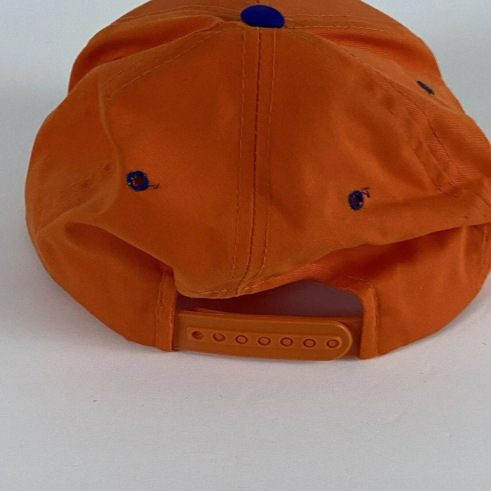 BULLWINKLE Mens Orange Embroidered Snapback Hat Size All Vintage 1993 MCA